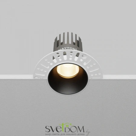 Встраиваемые светильники Maytoni DL119-10W-3K-TRS-B от Магазина Svetdom.by