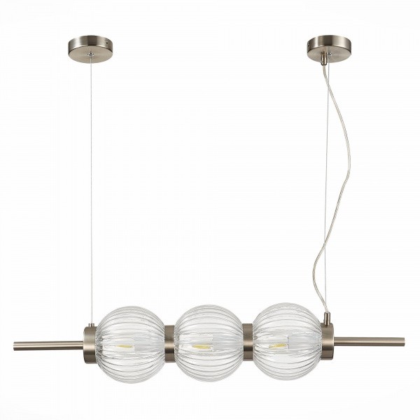 SL1155.113.03 Светильник подвесной ST-Luce Никель/Прозрачный E14 3*40W MARENA