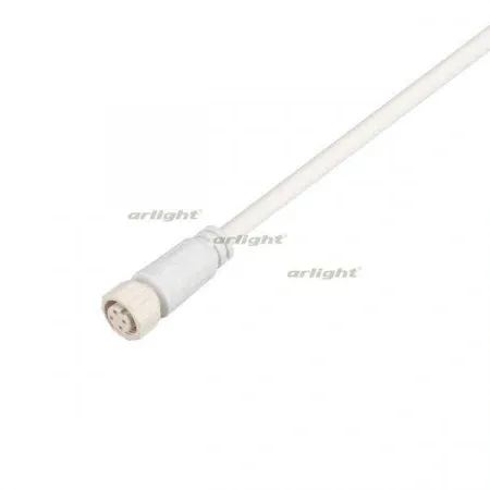 ARLIGHT Коннектор питания ARL-MOONLIGHT-SPI/DMX-CON-POWER-FEMALE-WH (Arlight, IP67 Пластик, 3 года)