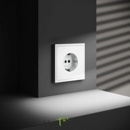 Розетки электрические с заземлением Voltum S70 VLS040102  Voltum