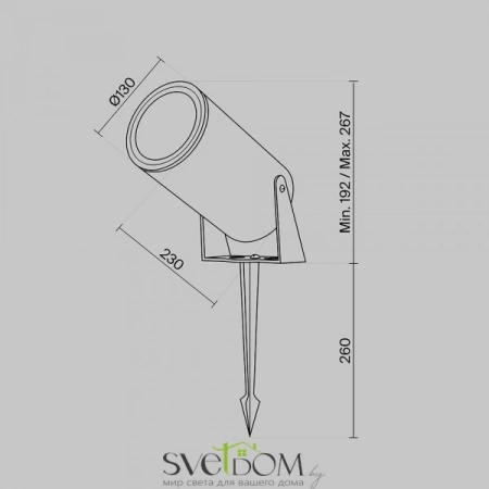 O050FL-L30GF3K Maytoni