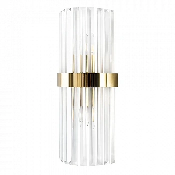 Crystal Lux SORPRESA AP2 BRASS/TRANSPARENTE
