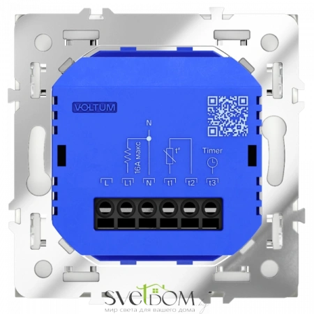 Устройства управления светом и климатом Voltum – Терморегулятор Voltum S70 VLS070101 
