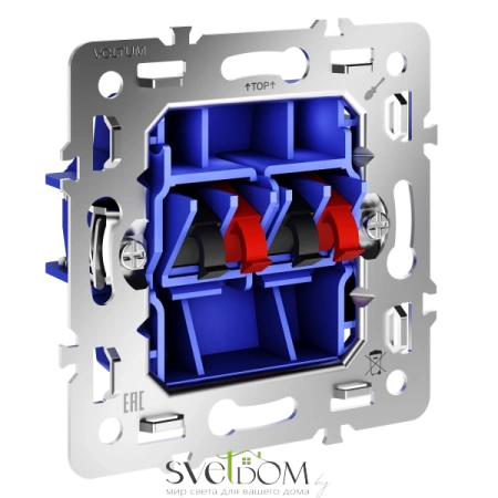 Механизм розетки акустической 4-местной Voltum S70 VLS0603M Voltum VLS0603M