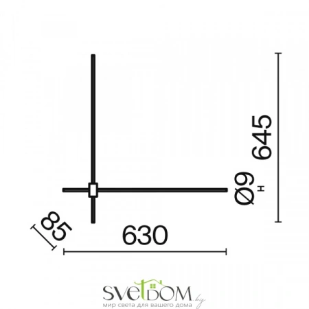 Настенные светильники C070WL-L12GB3K Maytoni | Svetdom.by