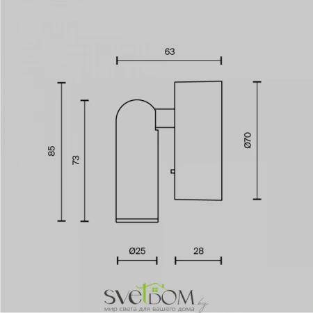 Настенные светильники C038WL-L3B3K Maytoni | Svetdom.by