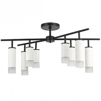 Lightstar LR7283648641 Люстра RULLO 8х50W GU10 ЧЕРНЫЙ/БЕЛЫЙ (571728+214436-4+214486-4+202431-8)