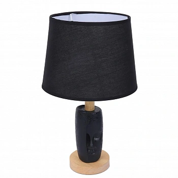 8209/1T MODERNI LN25 000 черный, керамика/текстиль Настольная лампа Е27 1*60W 220V VISIONA