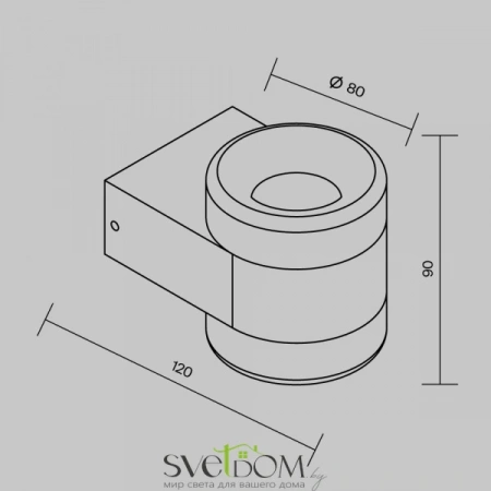 Настенные светильники O490WL-L6B3K Maytoni | Svetdom.by