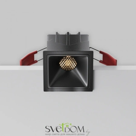 Встраиваемый светильник Technical DL043-01-10W3K-SQ-B-1 Maytoni