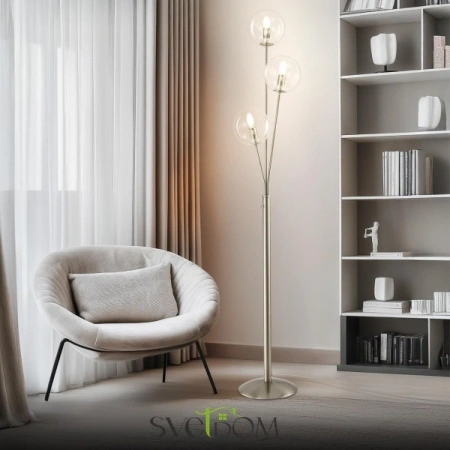 Citilux Томми CL102931 Торшер Матовый Хром CITILUX