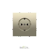 Розетки электрические с заземлением Voltum S70 VLS040103  Voltum VLS040103