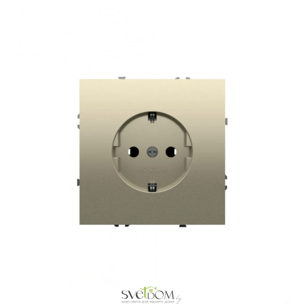 Розетки электрические с заземлением Voltum S70 VLS040103  Voltum VLS040103