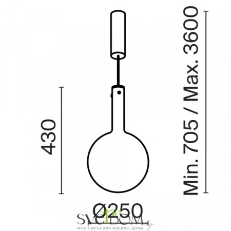 Подвесные светильники Maytoni MOD182PL-L6W3K от Магазина Svetdom.by