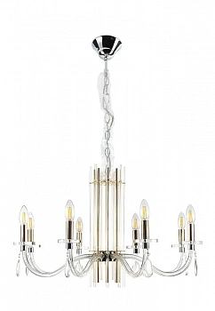 Crystal L ux AURELIO SP8 GOLD+CHROME/TRANSPARENT