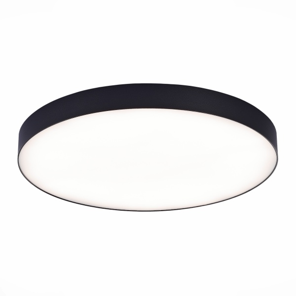 ST606.442.96 Светильник потолочный Черный LED 1*96W 4000K 8 640Lm Ra>85 120° IP20 D600xH55 185-265V Накладные светильники ST LUCE
