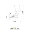 Настенный светильник (бра) Freya FR5270WL-01W Freya