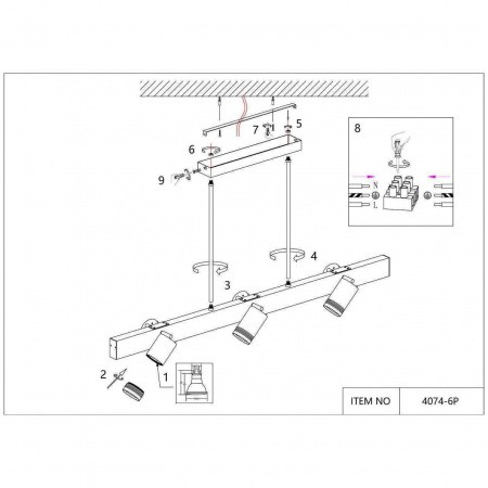 Люстры подвесные4074-6P Favourite | Svetdom.by