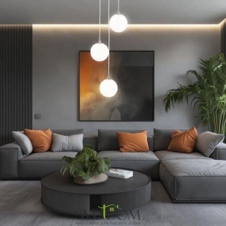Citilux Томми CL102034 Подвесной светильник Матовый Хром CITILUX