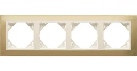 4-х местная рамка Logus90 Metallo Efapel 90940 TOP
