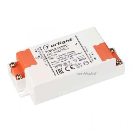 ARLIGHT Блок питания ARJ-KE42350A (15W, 350mA, PFC) (Arlight, IP20 Пластик, 5 лет)