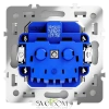 Розетки электрические с заземлением Voltum S70 VLS040102  Voltum VLS040102