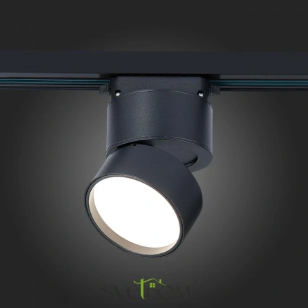 ST651.446.09 Св-к трек. Черный LED 1*9W 4000K 720Lm Ra>90 120° IP20 D85xH122 170-240VV Однофазная трековая система ST LUCE
