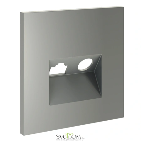 Накладка для розетки TV+RJ45 Voltum S70 Сталь VLS002705 Voltum VLS002705