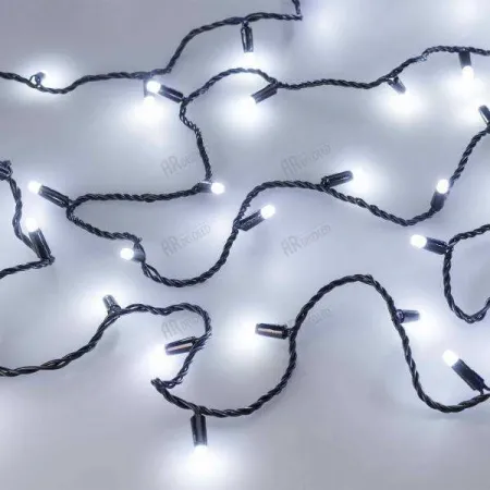 ARLIGHT Светодиодная гирлянда ARD-STRING-CLASSIC-1000-BLACK-100LED-MILK-PULSE White (230V, 7W) (Ardecoled, I