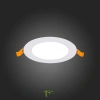 ST209.548.06 Св-к встр. Белый LED 1*6W 4000K 370Lm Ra80 110° IP20 D120xH8 90-265V Встраиваемые светильники ST LUCE