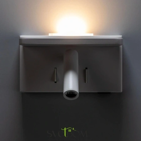 Citilux Декарт CL704370 LED USB QI Светильник поворотный Белый CITILUX