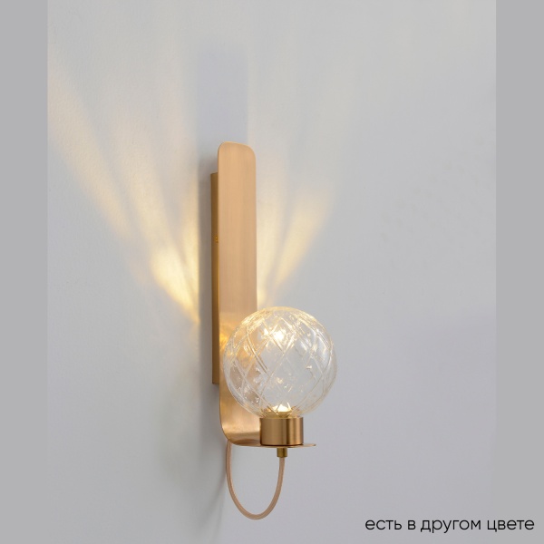 Crystal Lux Бра Crystal Lux BELLA AP1 BRASS Crystal Lux