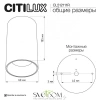 CITILUX CL512111R AXEL Черный Рифл. Св-к Потолочный CITILUX