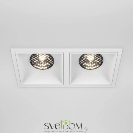 Встраиваемые светильники Maytoni DL043-02-15W4K-D-SQ-W от Магазина Svetdom.by