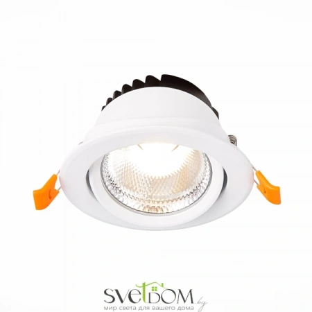 ST211.538.10.36 Св-к встр. Белый LED 1*10W 3000K 750Lm Ra80 36° IP20 D109xH65 220-240V Встраиваемые светильники ST LUCE