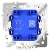 Выключатель с самовозвратом двухклавишный Voltum S70 VLS020603  Voltum VLS020603