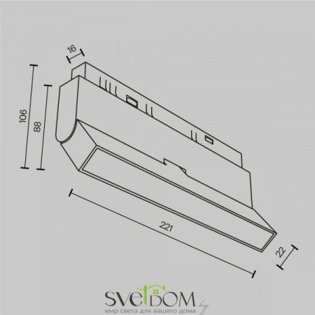 TR036-2-12W2.7K-B Maytoni
