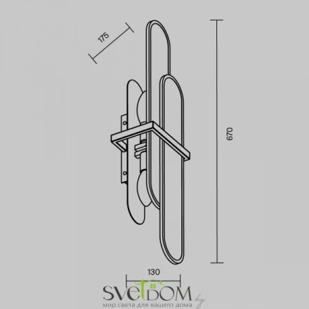 Бра MOD099WL-02G2 Maytoni | Svetdom.by