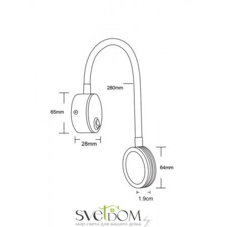 Настенный светильник (бра) Freya FR6034WL-L3B Freya