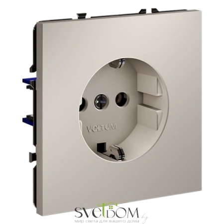 Розетки электрические с заземлением Voltum S70 VLS040103  Voltum VLS040103