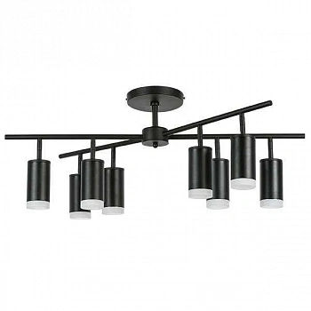 Lightstar LR7283780 Люстра RULLO 8х50W GU10 ЧЕРНЫЙ (571728+214437-8+202430-8)
