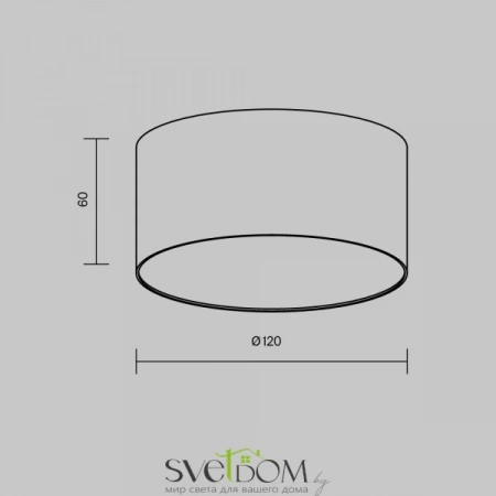 Потолочные светильники Maytoni C032CL-12W4K-RD-W от Магазина Svetdom.by