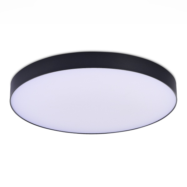 ST606.442.96 Светильник потолочный Черный LED 1*96W 4000K 8 640Lm Ra>85 120° IP20 D600xH55 185-265V Накладные светильники ST LUCE