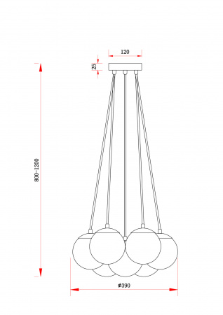 Подвесные светильники Freya FR5231PL-07CH от Магазина Svetdom.by