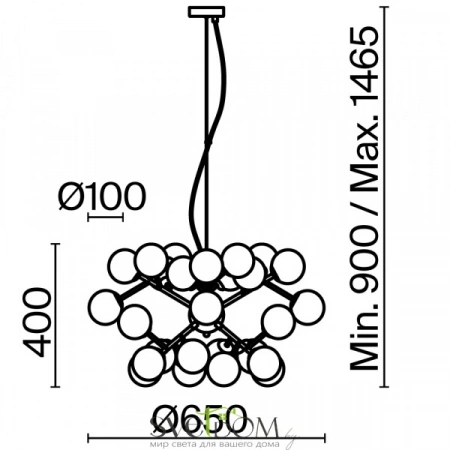 Подвесные светильники Maytoni MOD545PL-24CH от Магазина Svetdom.by