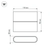 Светильник SP-Wall-110WH-Flat-6W Day White Arlight 021086 Arlight