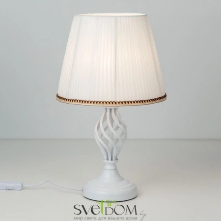 Citilux Вена CL402800 Настольная лампа с абажуром Белая CITILUX