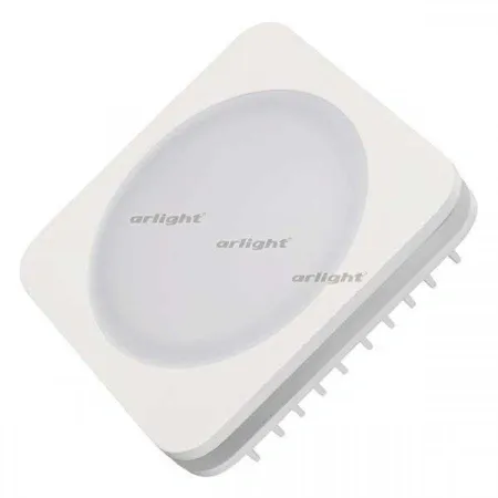 ARLIGHT Светодиодная панель LTD-96x96SOL-10W Warm White 3000K (Arlight, IP44 Пластик, 3 года)