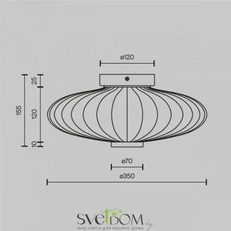 Настенные светильники MOD555WL-L4G3K Maytoni | Svetdom.by
