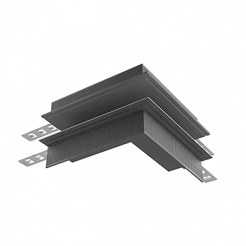 Коннектор внешний Exility встраиваемый под ГКЛ 9,5мм, черный TRA34CO-42B